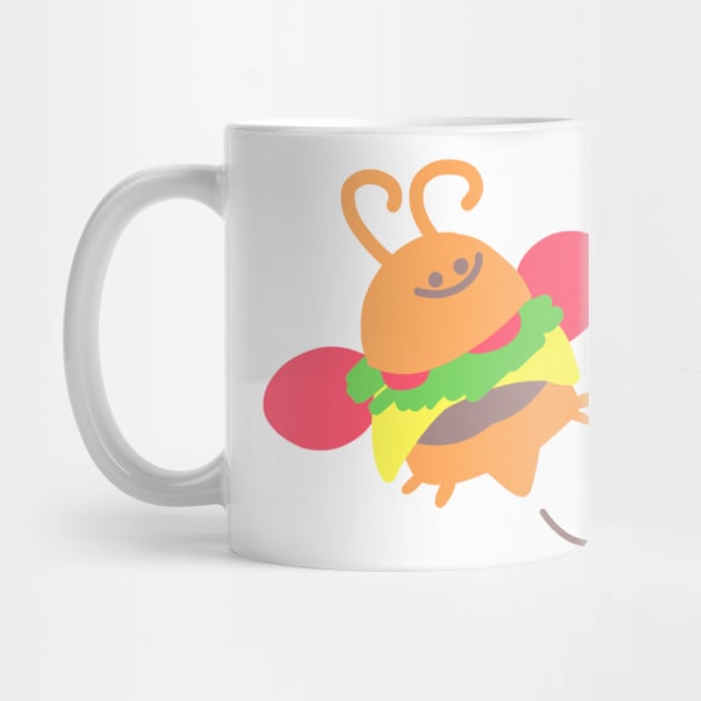 Burger Bee by Jossly_Draws